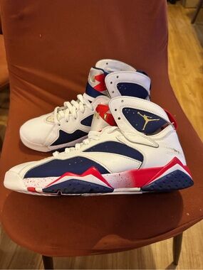 Nike air Jordan 7 tinker alternate sz 9 🔵⚪️🔴